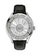 Marc Ecko Women's Watch with Black Leather Strap