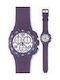 Swatch Ceas cu Violet Curea de Cauciuc