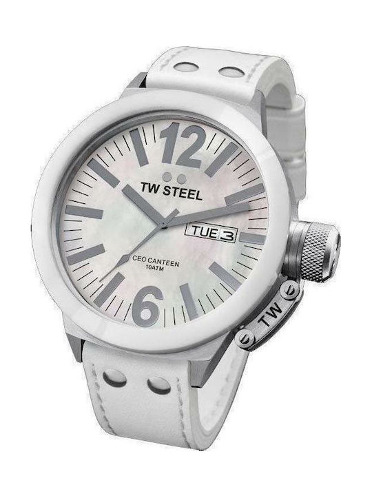 TW Steel CE1038 Ρολόι Μπαταρίας με Δερμάτινο Λουράκι TW Steel CE1038 Ρολόι Μπαταρίας με Δερμάτινο Λουράκι