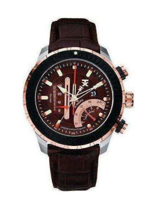 TX T3C453 Uhr Batterie mit Lederarmband