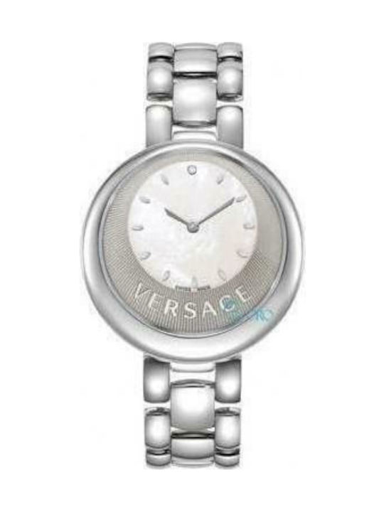 Versace Watch with Silver Metal Bracelet