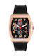 PUMA Men's Watch 43mm Battery with Black Rubber Strap