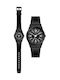 Q&Q VQ50-014 Watch with Black Rubber Strap VQ50J014Y