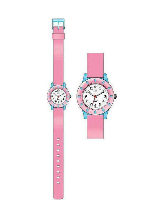 Q&Q Kids Analog Watch with Rubber/Plastic Strap