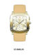 Gianfranco Ferre GF9008L/04 Watch Chronograph with Beige Leather Strap GF9008L04