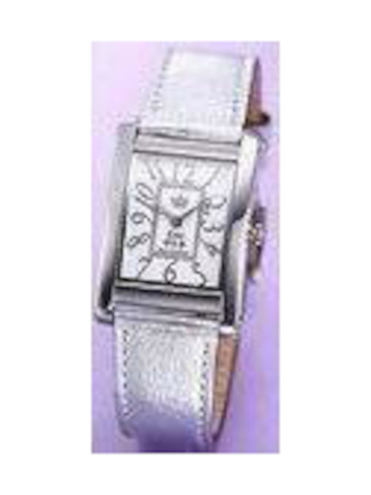 Juicy Couture 1900265 Uhr mit Weiß Lederarmband 1900265