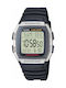 Casio Digital Watch Battery with Black Rubber Strap