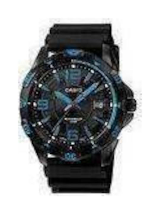 Casio MTD-1065B-1A1V Ceas Baterie cu Negru Brățară din cauciuc MTD-1065B-1A1V