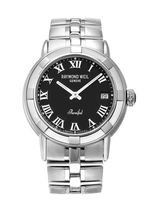 Raymond Weil Men's Watch 40mm Battery with Silver Metal Bracelet