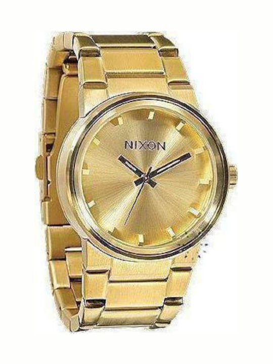 Nixon Ceas Barbătesc 40mm Baterie cu Brățară din Metal Aurie