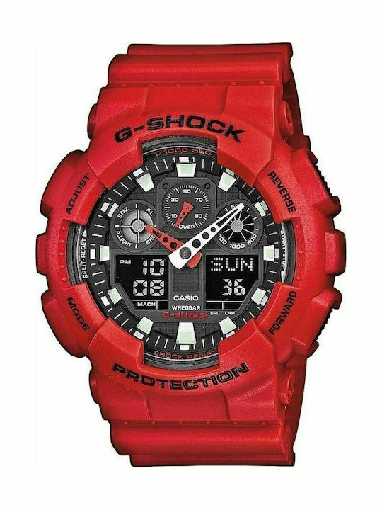 Casio G-Shock Ρολόι Μπαταρίας με Καουτσούκ Λουράκι Casio G-Shock Ρολόι Μπαταρίας με Καουτσούκ Λουράκι