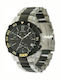 Gianfranco Ferre Men's Watch Chronograph Battery with Silver Metal Bracelet