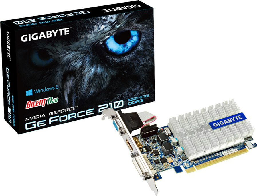 Gigabyte GeForce 210 1GB Silent (GV-N210SL-1GI) - Skroutz.gr
