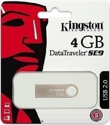 Kingston DataTraveler SE9 4GB USB 2.0 Stick Argint