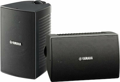 Yamaha Παθητικά Επιτοίχια Ηχεία 30W NS-AW194 (Ζεύγος) σε Μαύρο Χρώμα