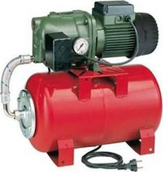 DAB JET 82 M Single Stage Single Phase Water Pressure Pump with Horizontal 24 Litre Container 0.8hp