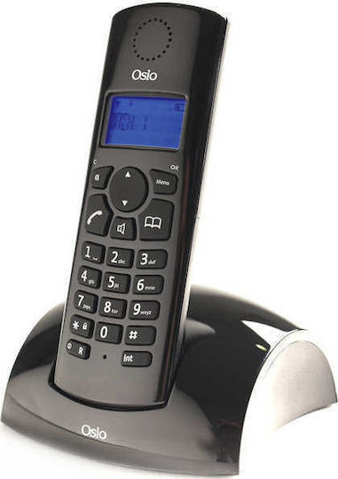 Osio OSD-8610 Cordless Phone with Speaker Black