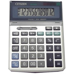 Citizen SDC-9790 Calculator 12 Digits in Silver Color