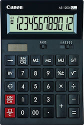 Canon AS-1200 Calculator 12 Digits in Black Color 4599B001