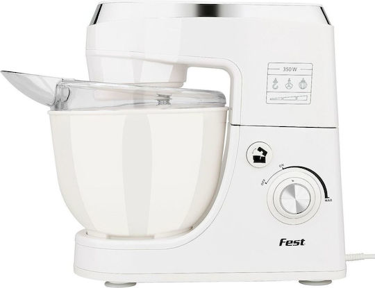 Fest HM990 Stand Mixer 350W with Plastic Mixing Bowl 3lt