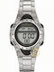 Tekday Digital Men's Watch Battery with Silver / Silver Metal Bracelet