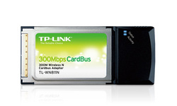 TP-LINK Carte PCMCIA CardBus/PCMCIA în WiFi 802.11n 300Mbps