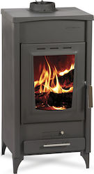 Thermiki ATS 90-10 Oțel Soba pe lemne 12.24kW N...
