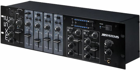 Jb Systems MIX5.2 Αναλογικός Μίκτης 5 Καναλιών / 1 Εισόδο XLR