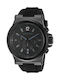 Michael Kors Dylan Men's Watch 48mm Chronograph Battery with Black Rubber Strap