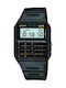 Casio Digital Uhr mit Schwarz Lederarmband