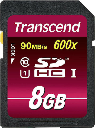 Transcend Ultimate 600x SDHC 8GB Class 10 U1 UHS-I