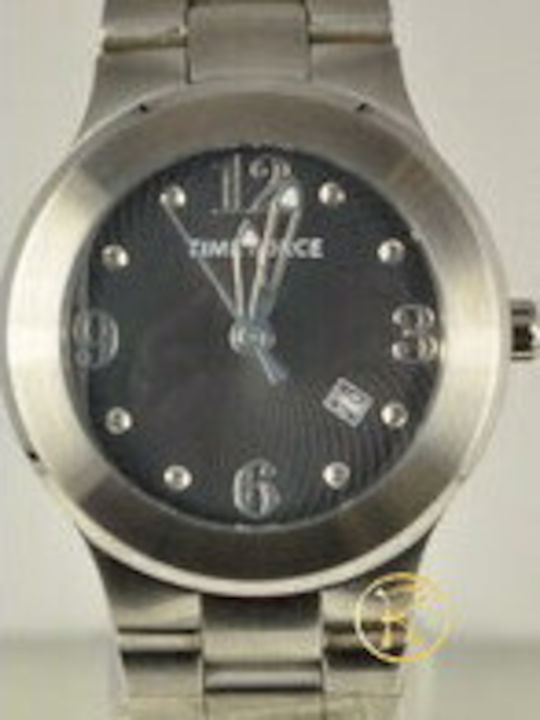 Time Force TF2967LM/01 Γυναικείο Ρολόι Μπαταρίας με Ασημί Μεταλλικό Μπρασελέ