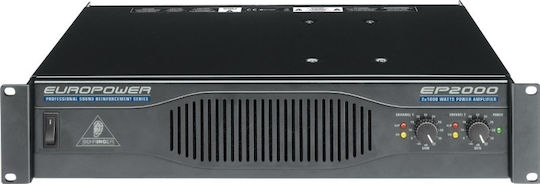 Behringer EP-2000 PA Power Amplifier 2 Channels 500W/4Ω 350W/8Ω Black