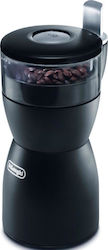 De'Longhi Râșniță electrică pentru cafea 170W cu capacitate de boabe 90gr Negru