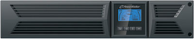 Powerwalker VFI 2000RT LCD UPS On-Line 2000VA 1800W with 8 IEC Power Plugs