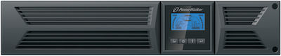 Powerwalker VI 1500RT LCD UPS Line-Interactive 1500VA 1350W με 8 IEC Πρίζες