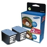 Samsung M40V Original Pack of 2 InkJet Printer Inks Black (INK-M40V/ELS)