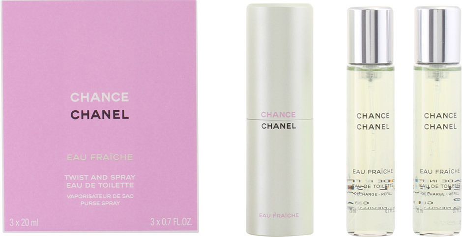 Chanel Chance Eau Fraiche Twist & Spray Eau De Toilette Refill 3x20ml