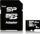 Silicon Power microSDHC 8GB Clasa 10 Viteză mare cu adaptor