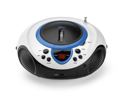 Lenco Portable Radio-CD Player Equipped with CD / MP3 / USB / Radio Blue