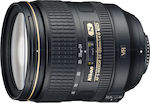 Nikon Full Frame Φωτογραφικός Φακός AF-S Nikkor 24-120mm f/4G ED VR Standard Zoom για Nikon F Mount Black