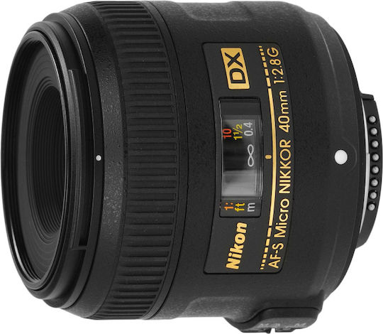 Nikon Crop Φωτογραφικός Φακός AF-S DX Micro Nikkor 40mm f/2.8G Standard / Macro για Nikon F Mount Μαύρος