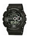 Casio G-Shock Digital Watch Battery with Black Rubber Strap