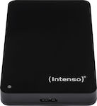 Intenso Memory Case USB 3.0 Εξωτερικός HDD 500GB 2.5" Μαύρο