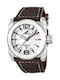 Regata 14003/1 Watch Battery with Brown Leather Strap