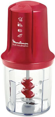 Moulinex Moulinette Πολυκόπτης Multi 500W με Δοχείο 500ml Red