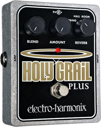 Electro-Harmonix Holy Grail Plus Πετάλι Effect Reverb Ηλεκτροακουστικών Οργάνων, Ηλεκτρικής Κιθάρας και Ηλεκτρικού Μπάσου