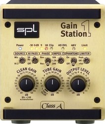 SPL Gainstation 1 AD Tube Microphone Preamplifier Mono with Phantom Power & 1 XLR Input