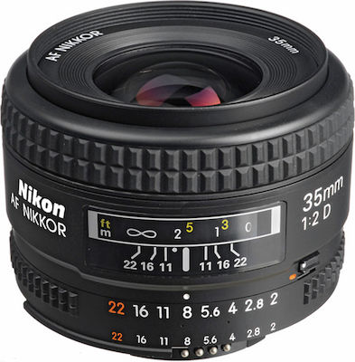 Nikon Voller Rahmen Kameraobjektiv AF Nikkor 35mm f/2D Festbrennweite für Nikon F Mount