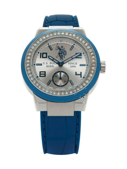 U.S. Polo Assn. Glamour Blue Silicon Strap USP5045BL Skroutz.gr